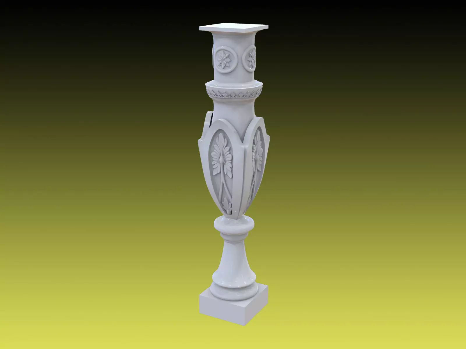 Baluster 01 3D print model_0