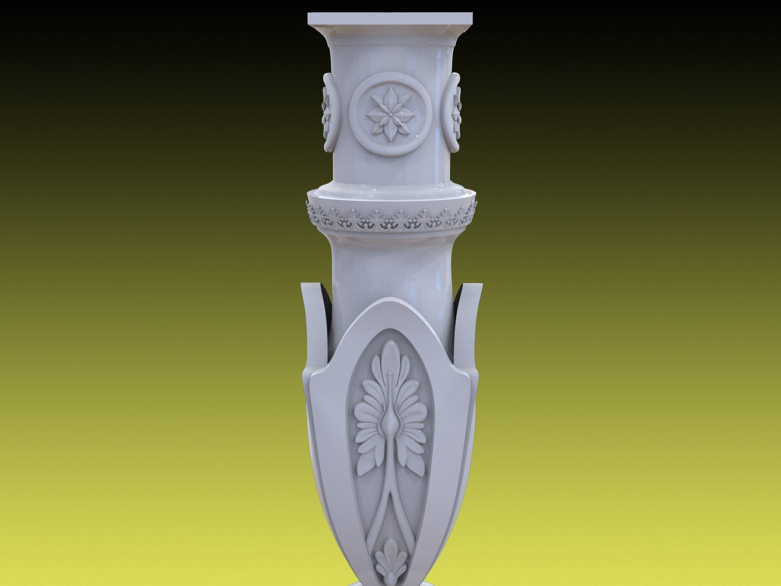 Baluster 01 3D print model_1