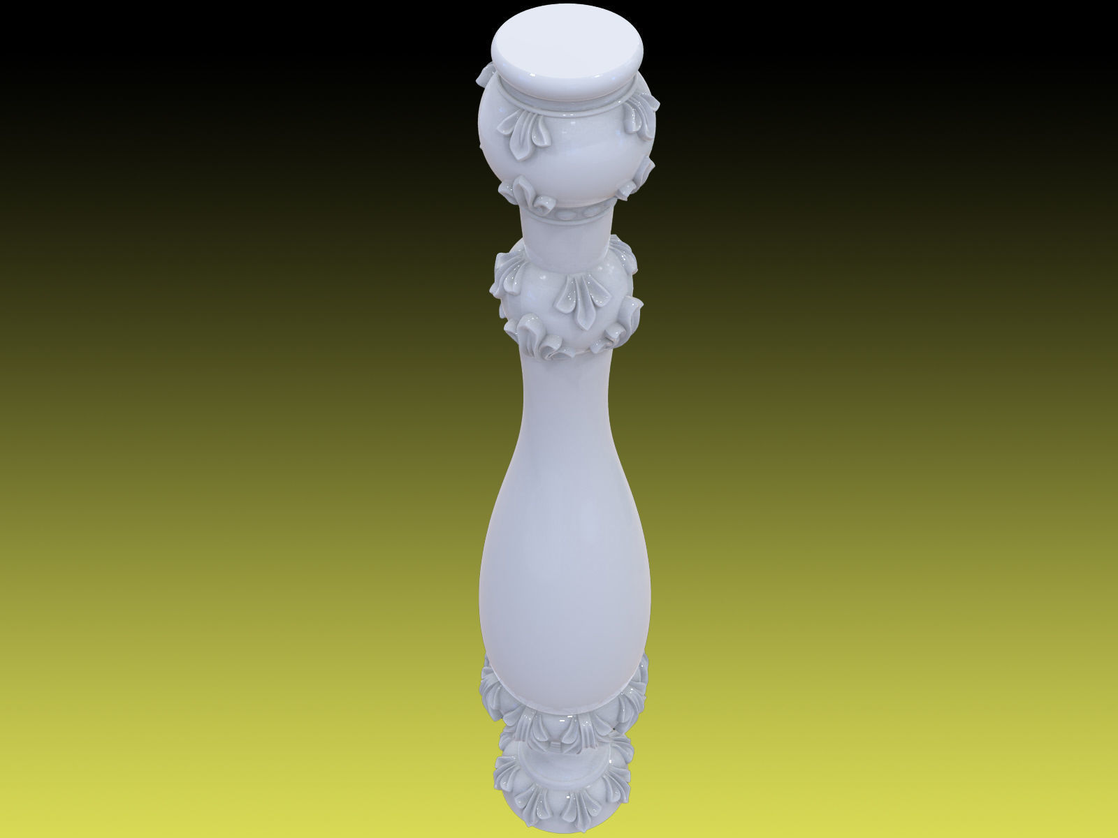 Baluster 03 3D print model_3