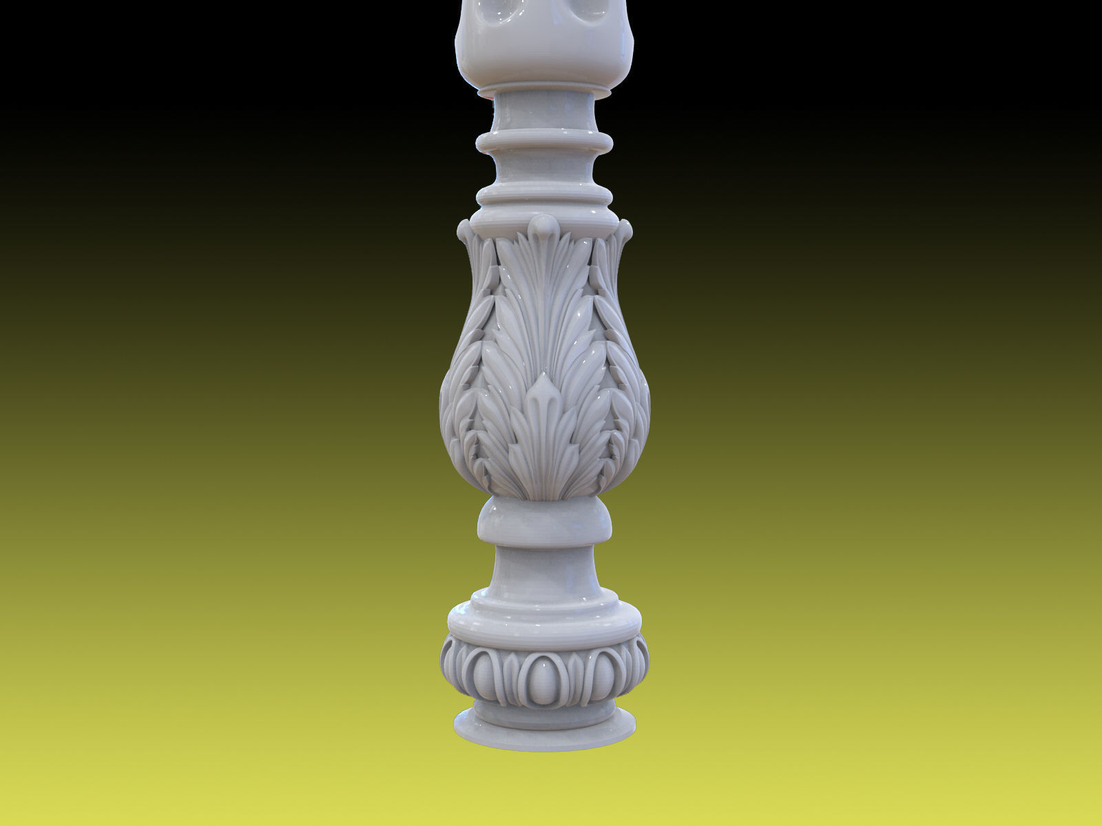 Baluster 04 3D print model_1
