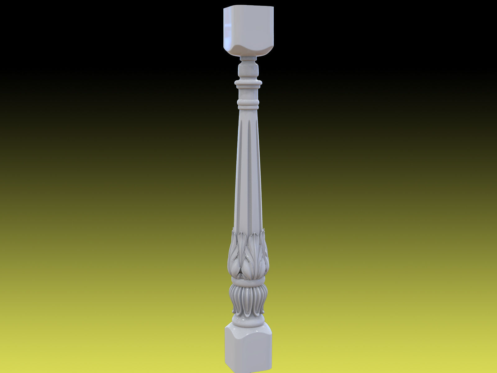 Baluster 05 3D print model_1