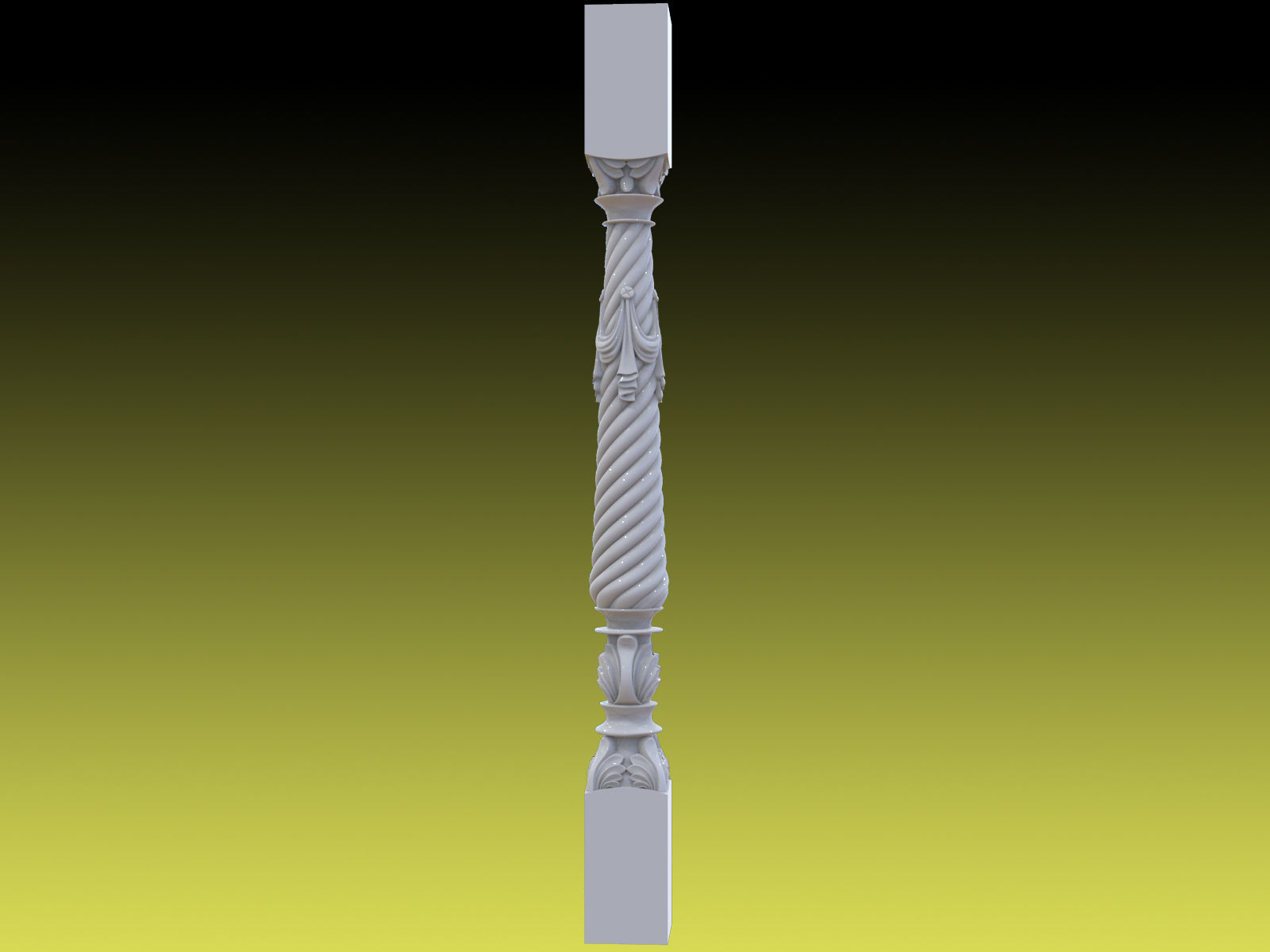 Baluster 06 3D print model_1