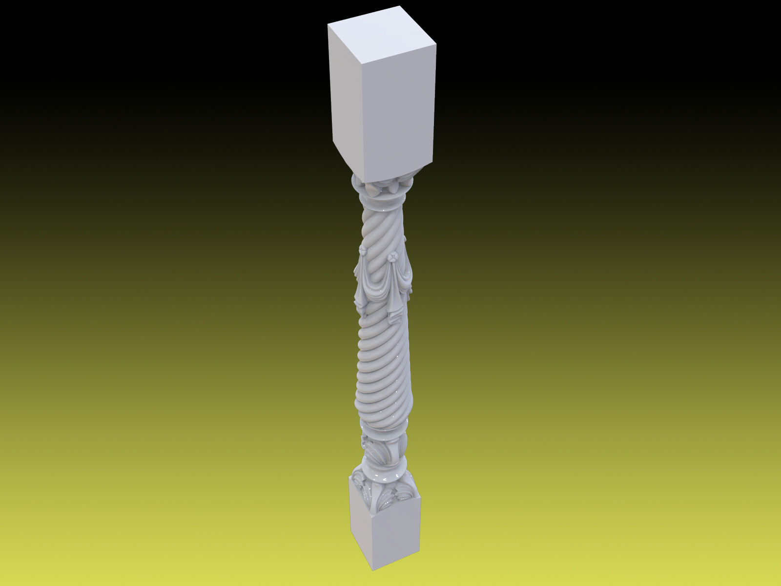 Baluster 06 3D print model_2