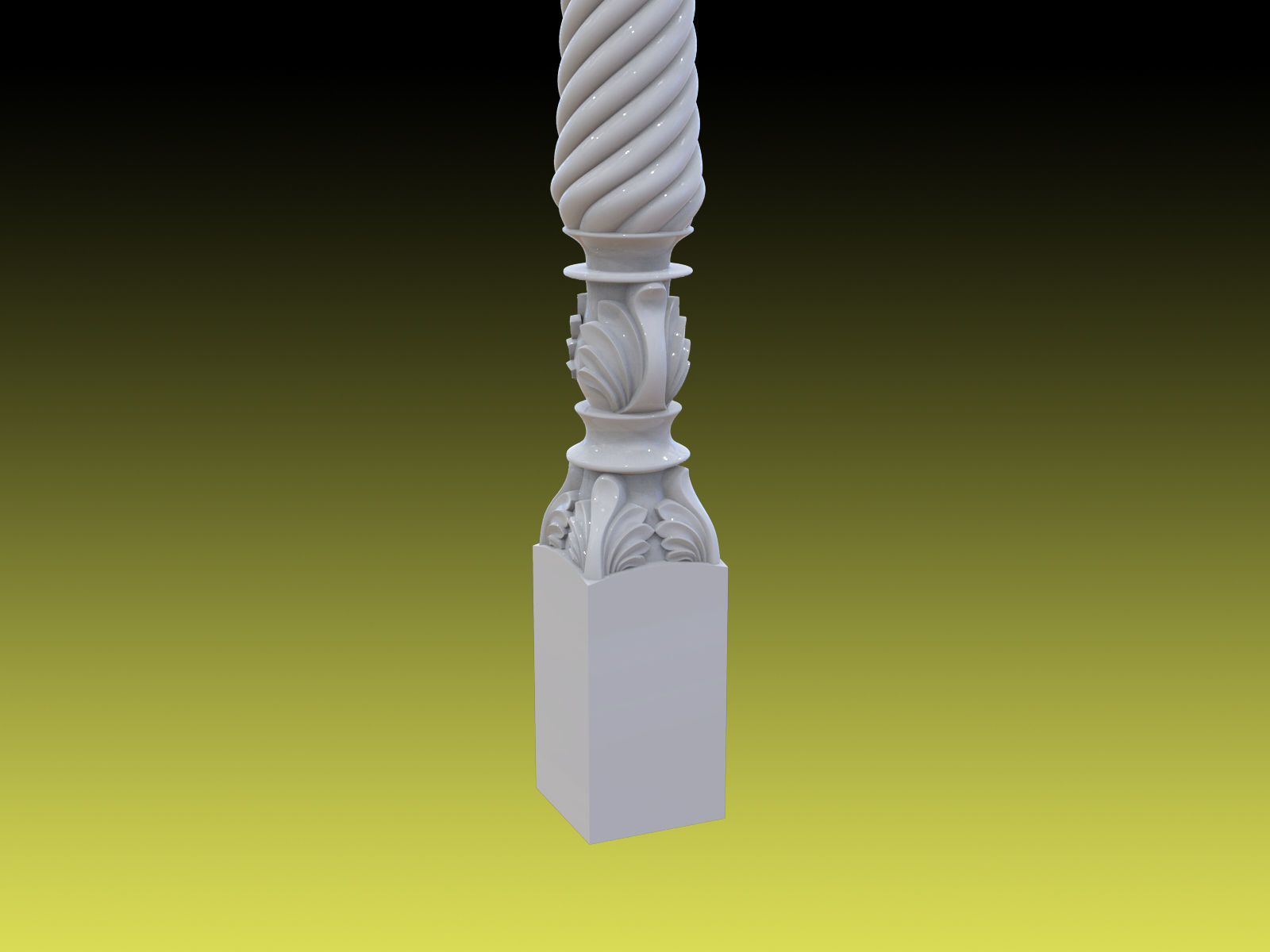 Baluster 06 3D print model_4