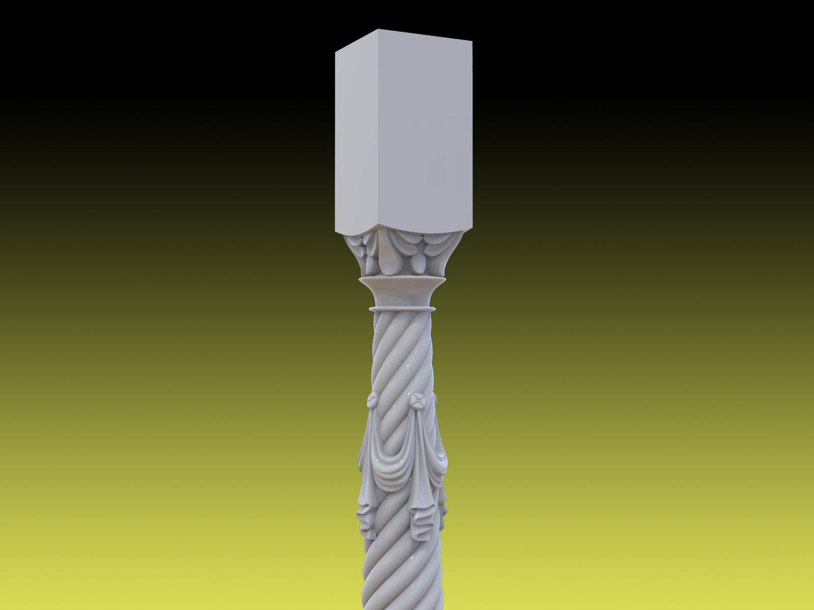 Baluster 06 3D print model_3