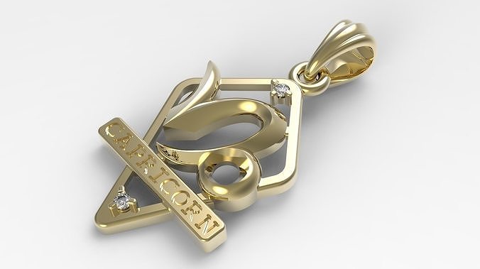 JPendant8 Capricorn 3D print model