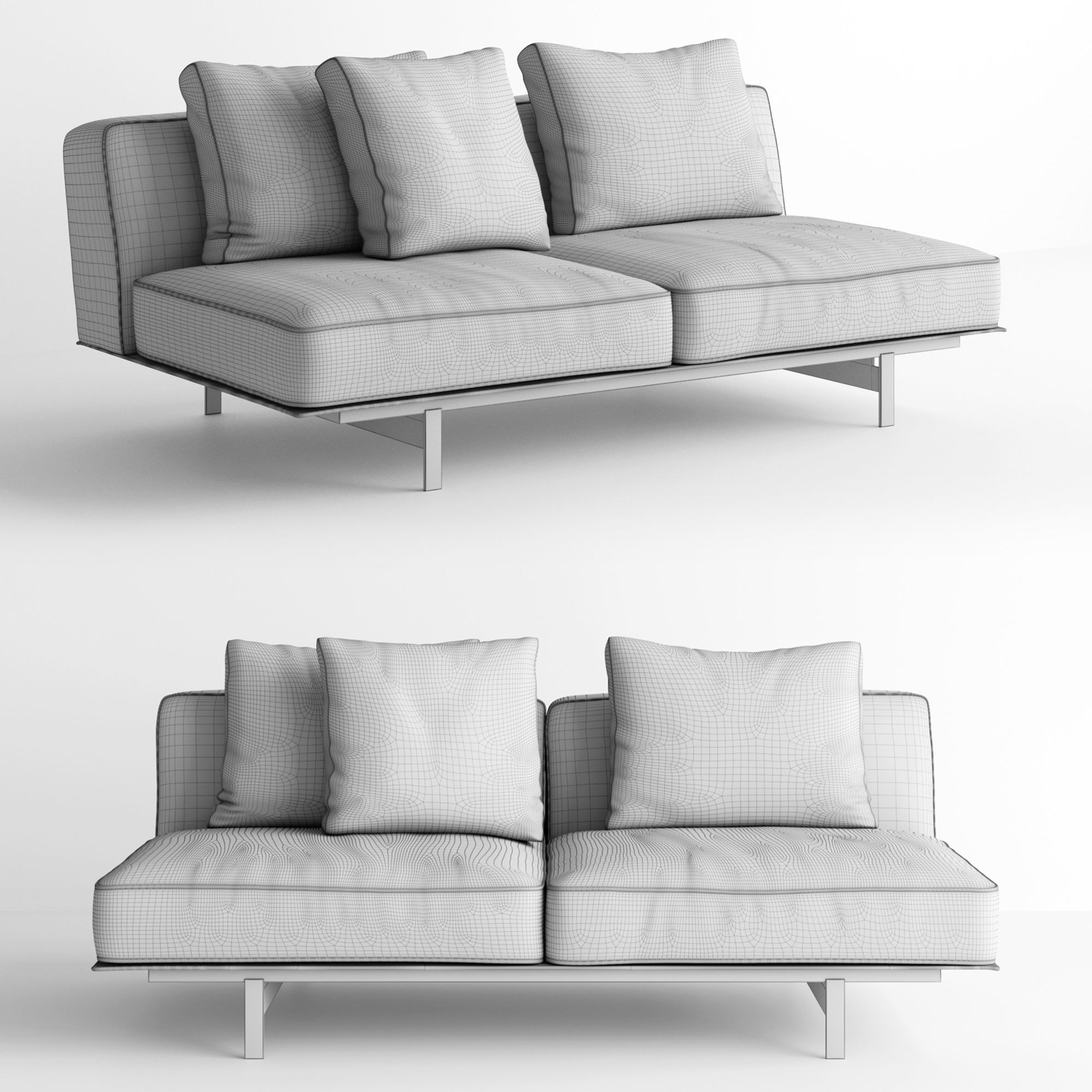 Lema Yard Sofa Unit 01 3D model_3