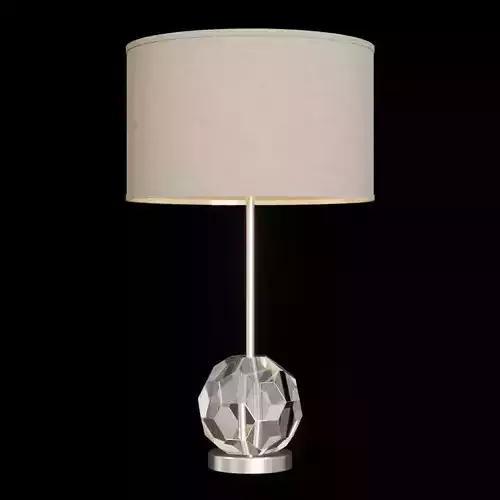 RH BOULE DE CRISTAL TABLE LAMP Nickel