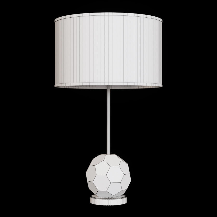 RH BOULE DE CRISTAL TABLE LAMP Nickel 3D model_1