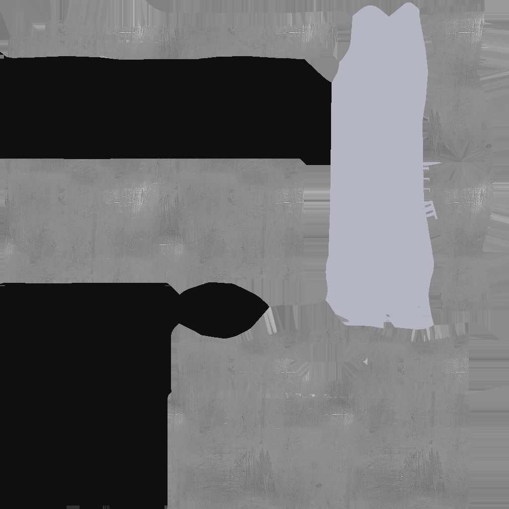 low poly sword in desert Low-poly 3D model_4