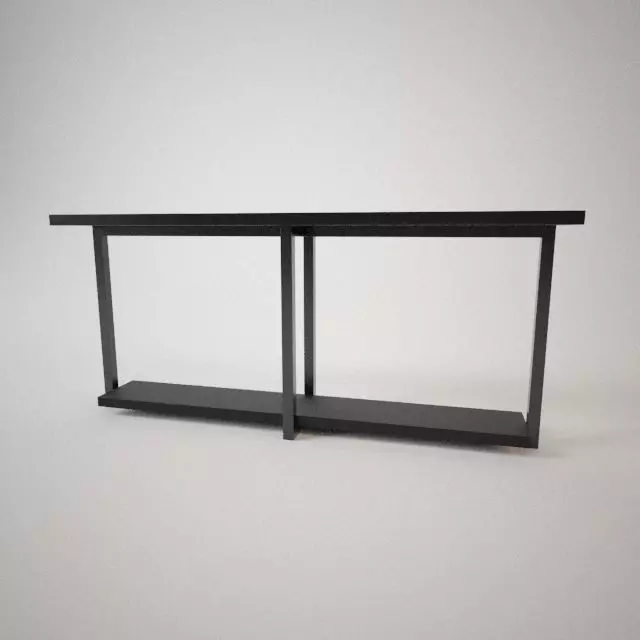 Wandtafel Oakura table console  3D model_0