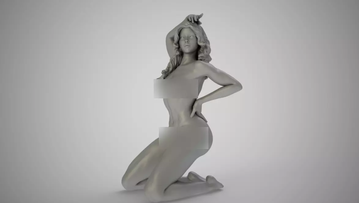 Art Pose 8 3D print model_0