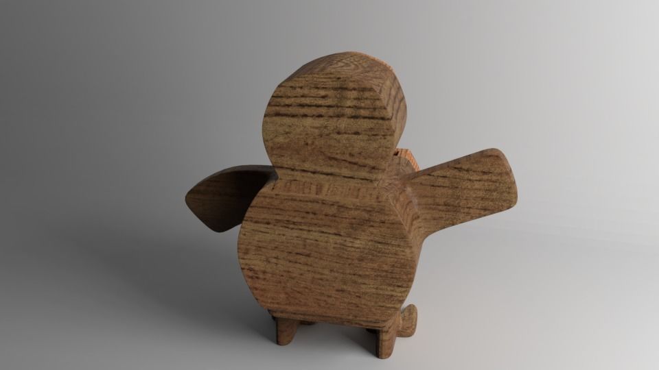 Simple Cupboard  Free low-poly 3D model_4