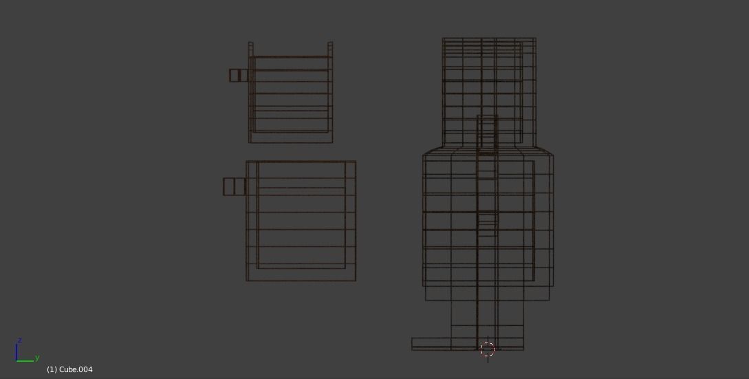 Simple Cupboard  Free low-poly 3D model_7