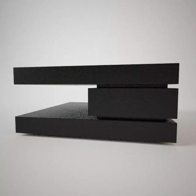 Salontatel Oakura blok c center table  3D model_0