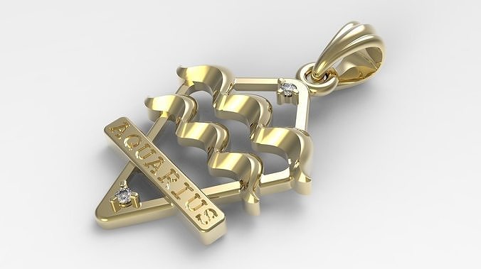 JPendant9 Aquarius 3D print model