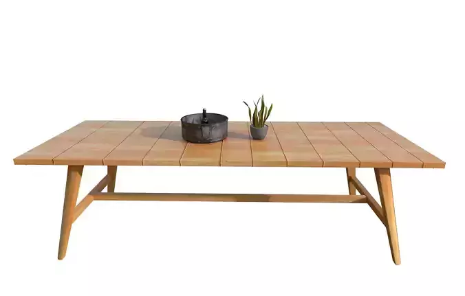 Coffee Table Low-poly 3D model