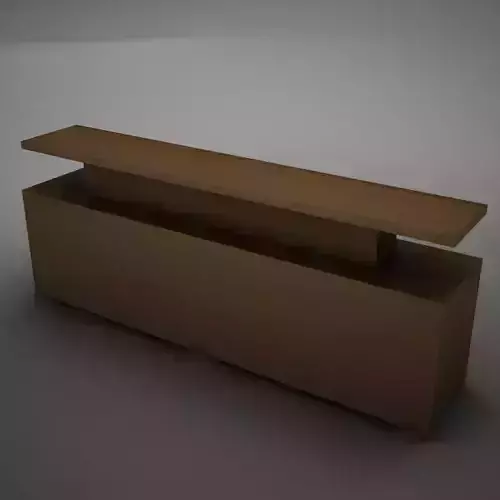 Modern Dining Room Buffet Table 3 3D model