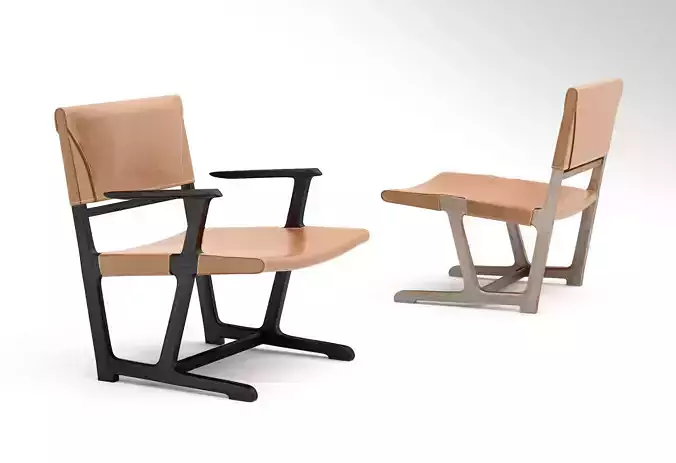 Frigerio Salotti Ainda chair 3D model