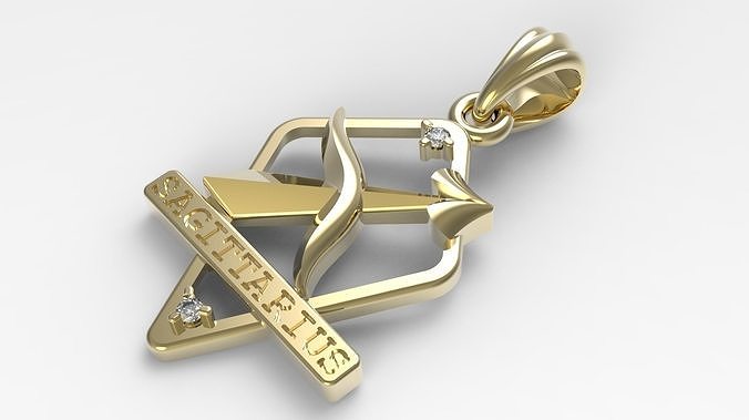 JPendant11 Sagittarius 3D print model