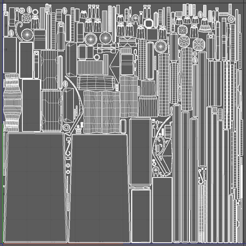 Carriage - 04 Low-poly 3D model_8