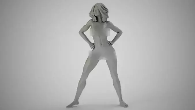 Brave Girl 3D print model
