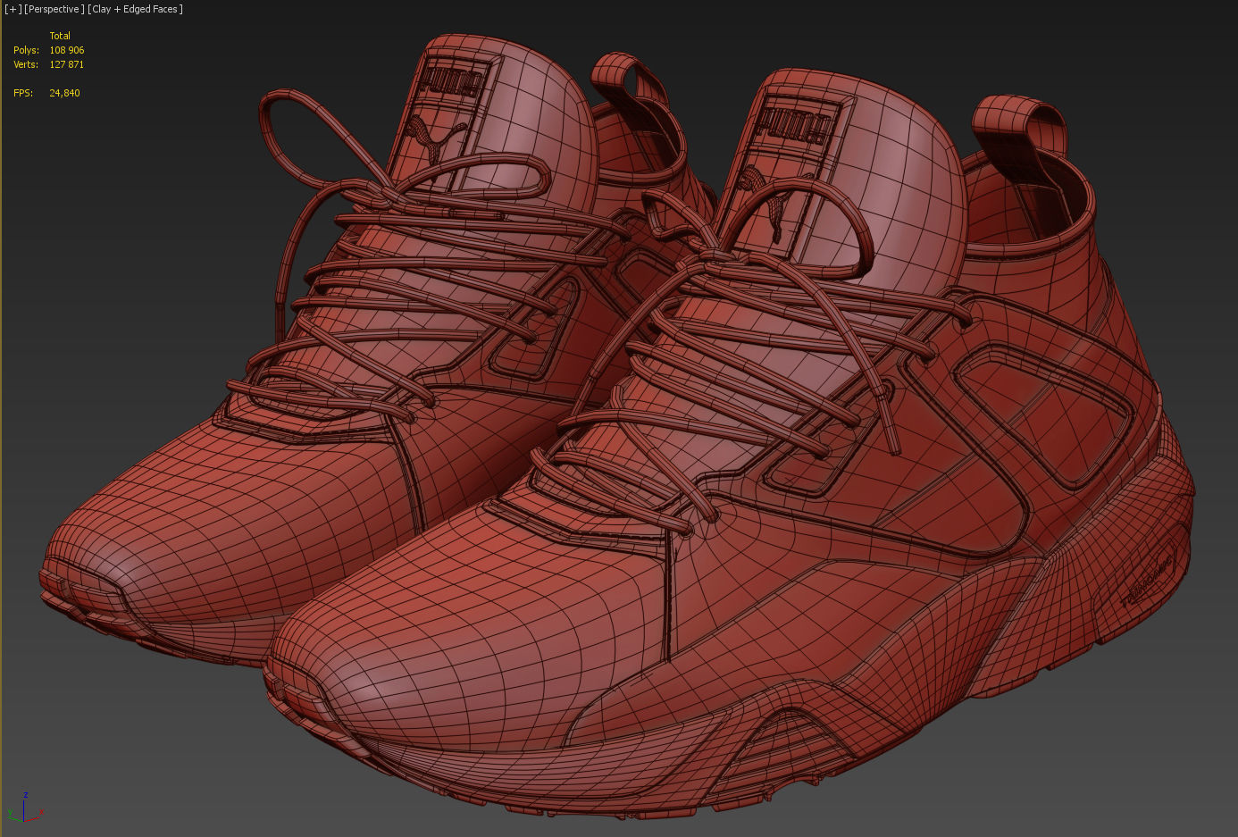 Puma BOG Sock Ice Cream 3D model_5