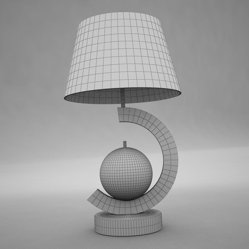 Lamp 023 Low-poly 3D model_11
