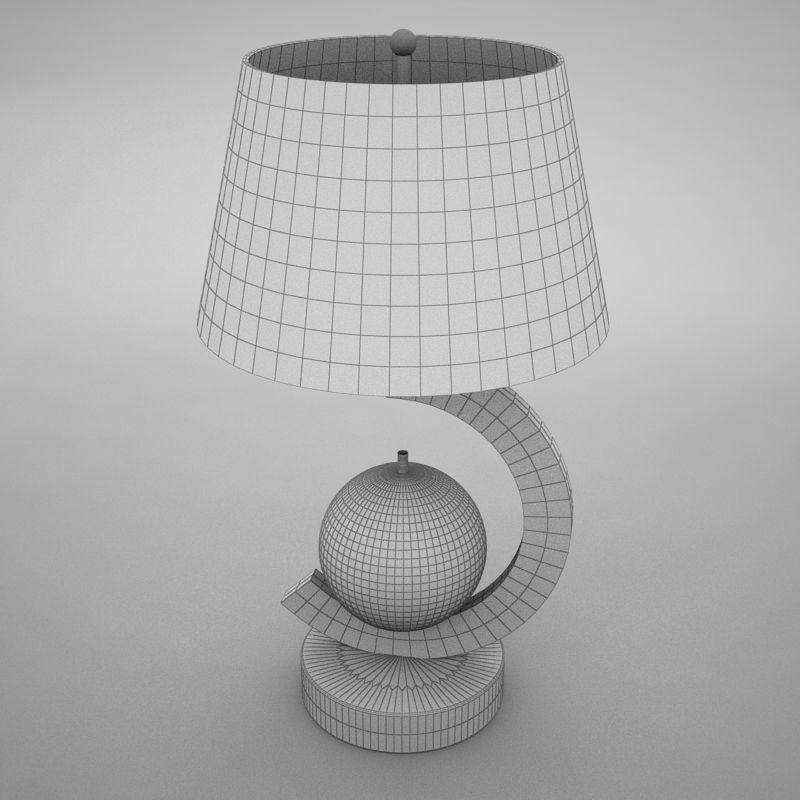 Lamp 023 Low-poly 3D model_8