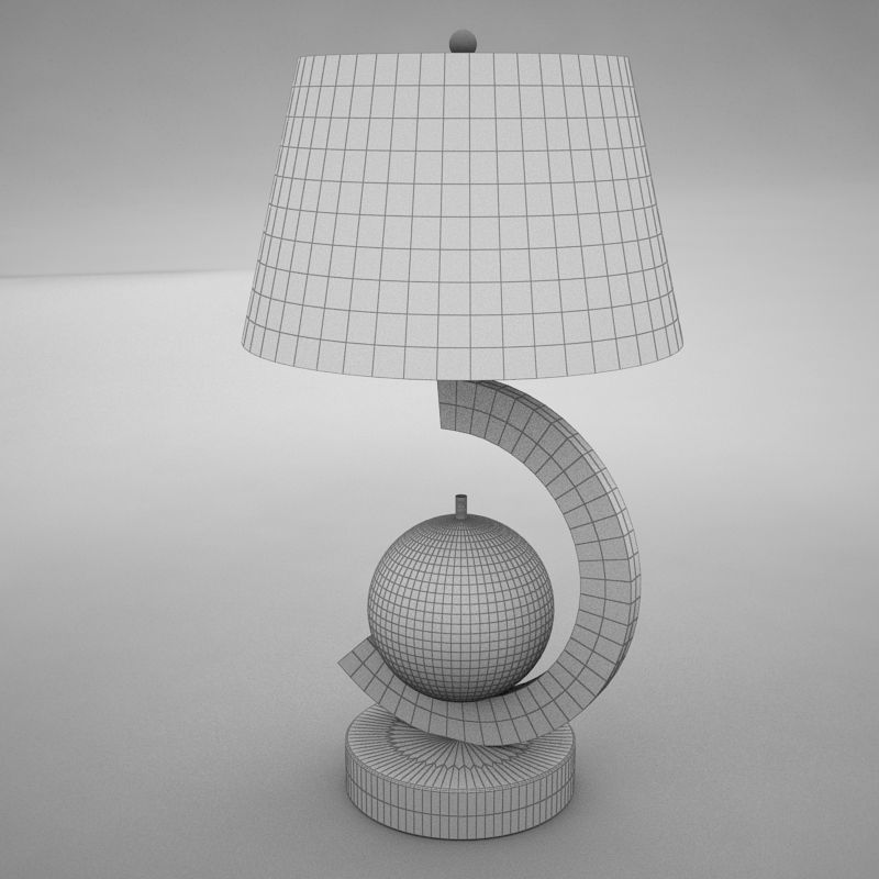Lamp 023 Low-poly 3D model_7