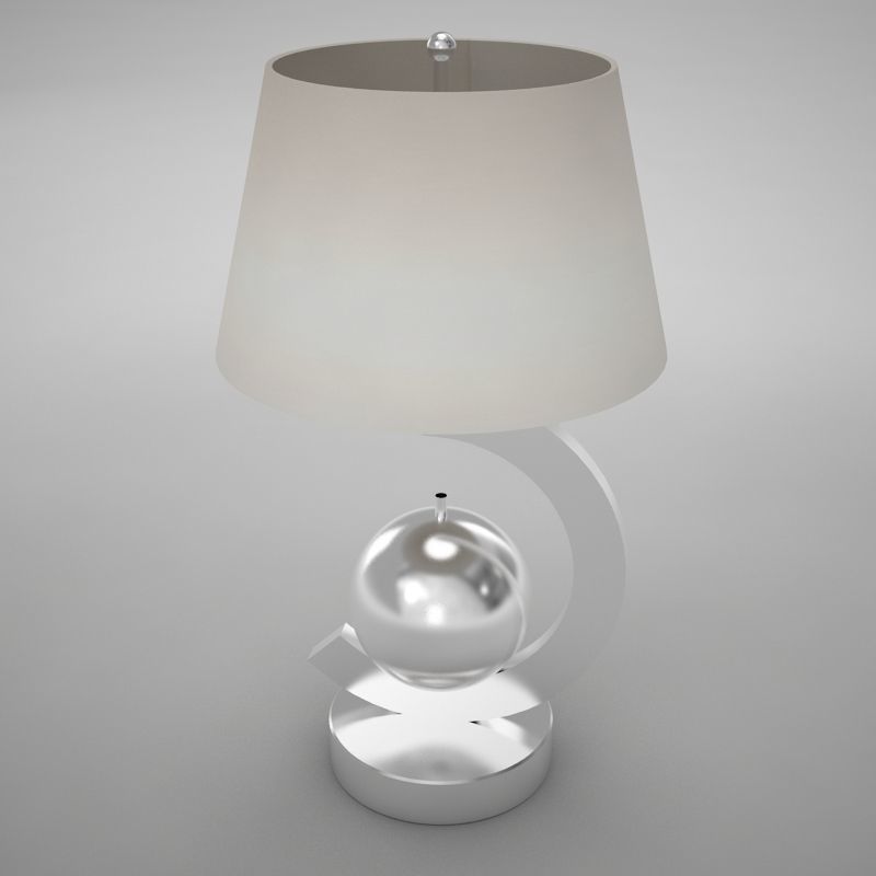 Lamp 023 Low-poly 3D model_1