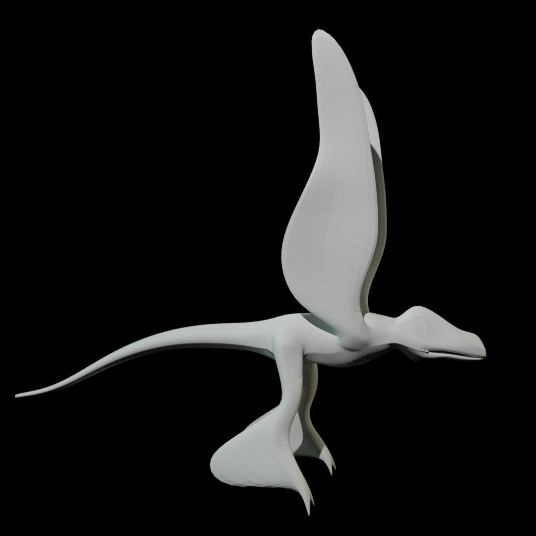 Low-Poly Dinosaurs dinosaur 3D Model Collection_28