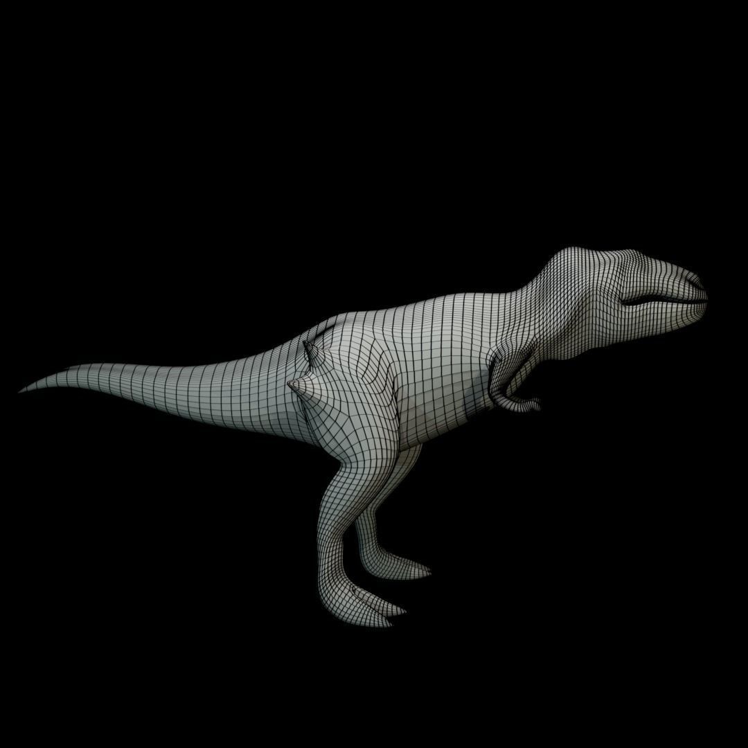 Low-Poly Dinosaurs dinosaur 3D Model Collection_33