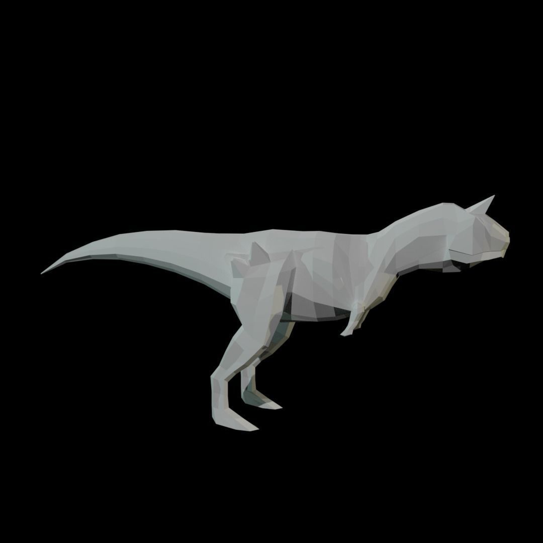 Low-Poly Dinosaurs dinosaur 3D Model Collection_19