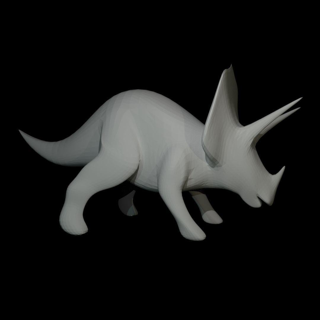 Low-Poly Dinosaurs dinosaur 3D Model Collection_36