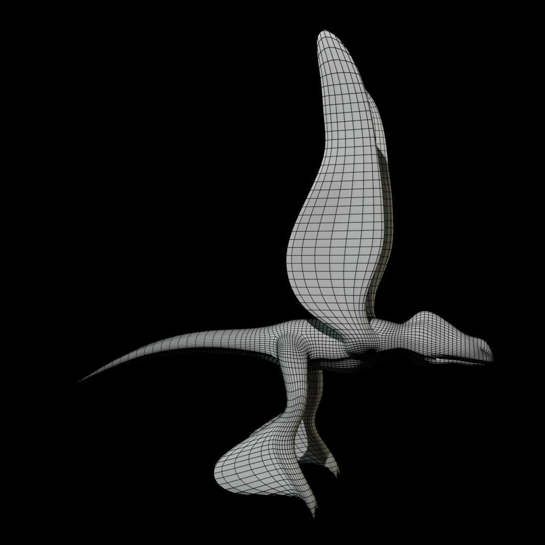 Low-Poly Dinosaurs dinosaur 3D Model Collection_29
