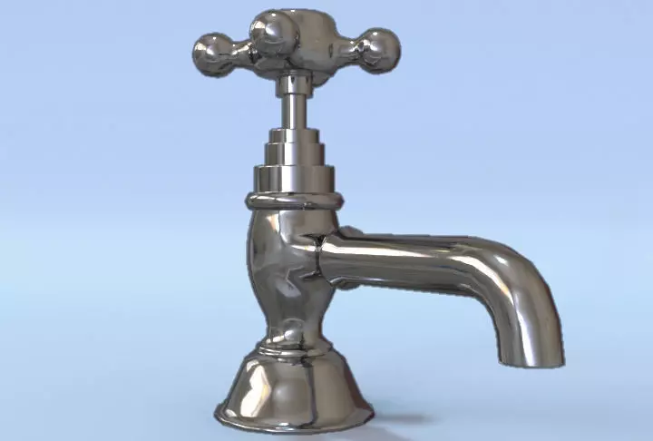 Mixer Victorian Design Free low-poly 3D model_0