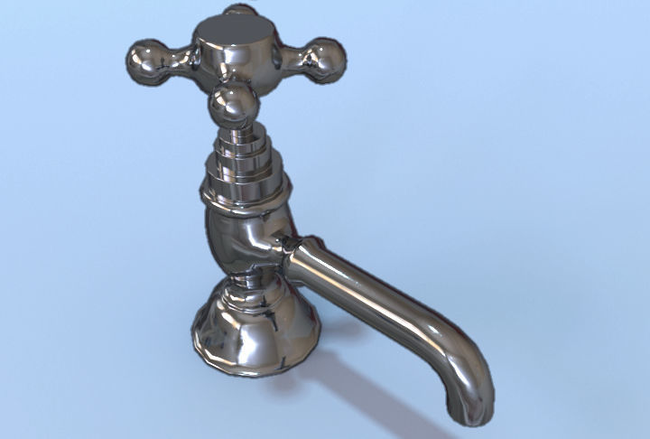 Mixer Victorian Design Free low-poly 3D model_2