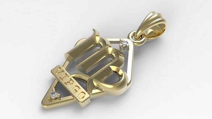 JPendant12 Virgo 3D print model