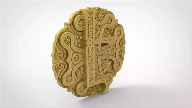 Celtic Ornament 3d stl model for cnc Carving