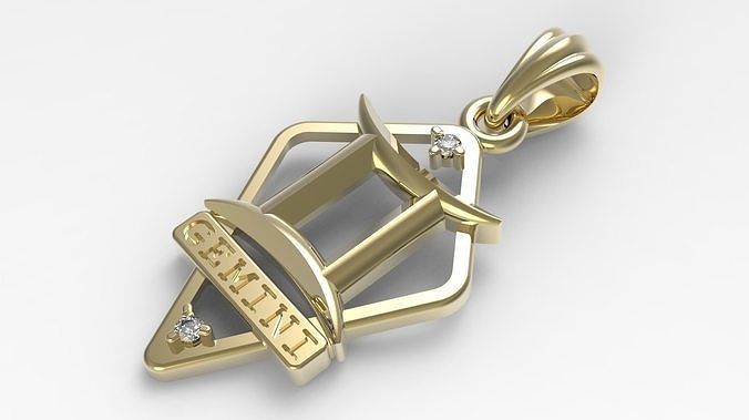 JPendant14 Gemini 3D print model