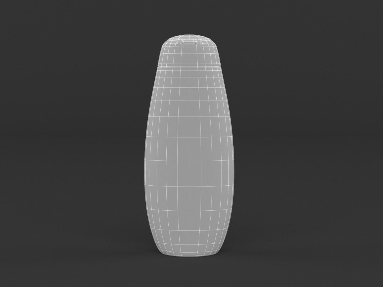 Nivea bottle of coconut body wash 3D model_9