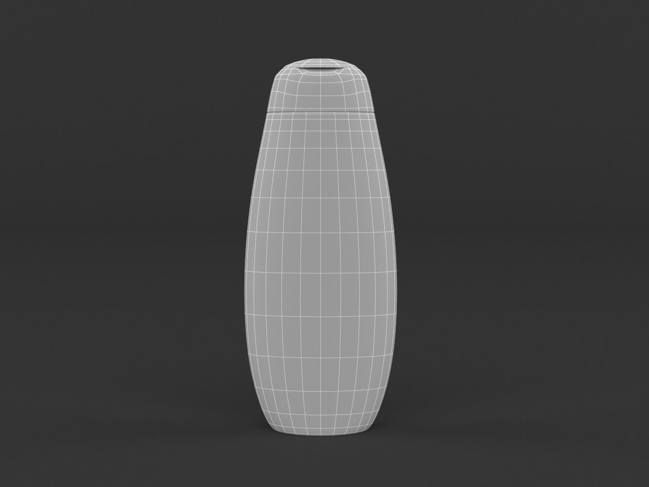 Nivea bottle of coconut body wash 3D model_8