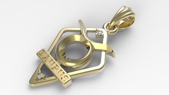 JPendant15 Taurus 3D print model