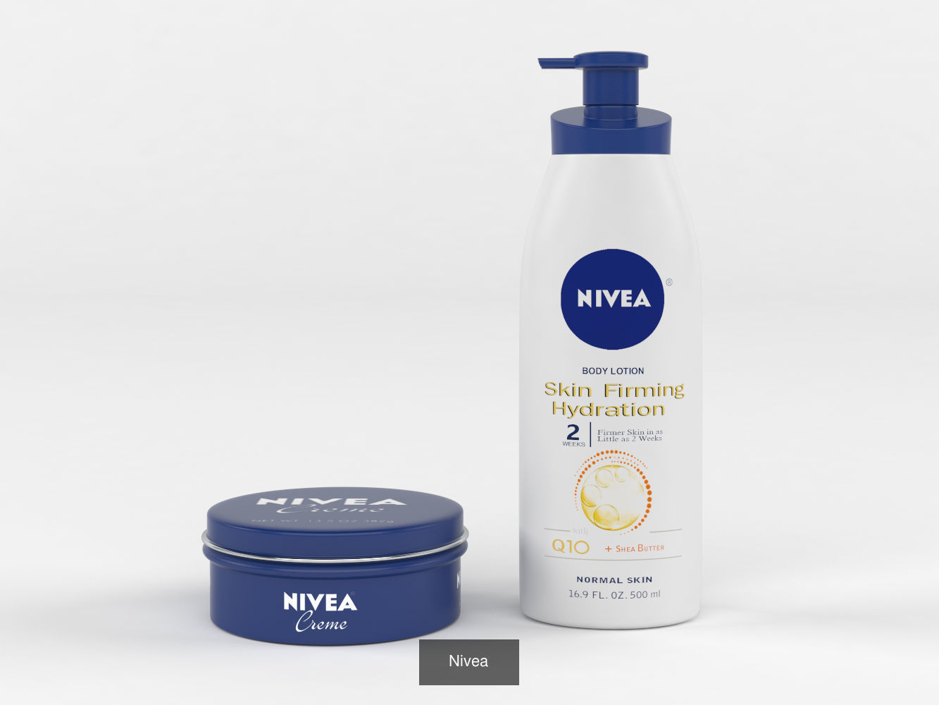 Nivea skin care products 3D Model Collection_1