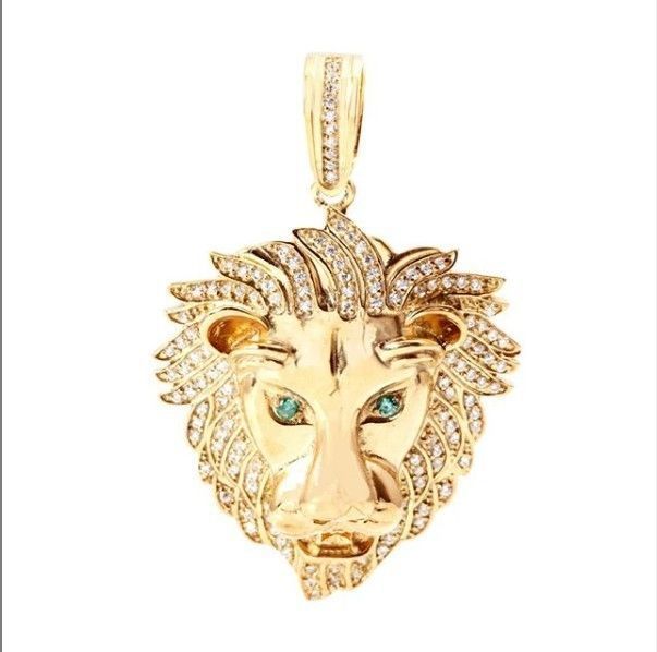 Lion pendant 3D print model_2