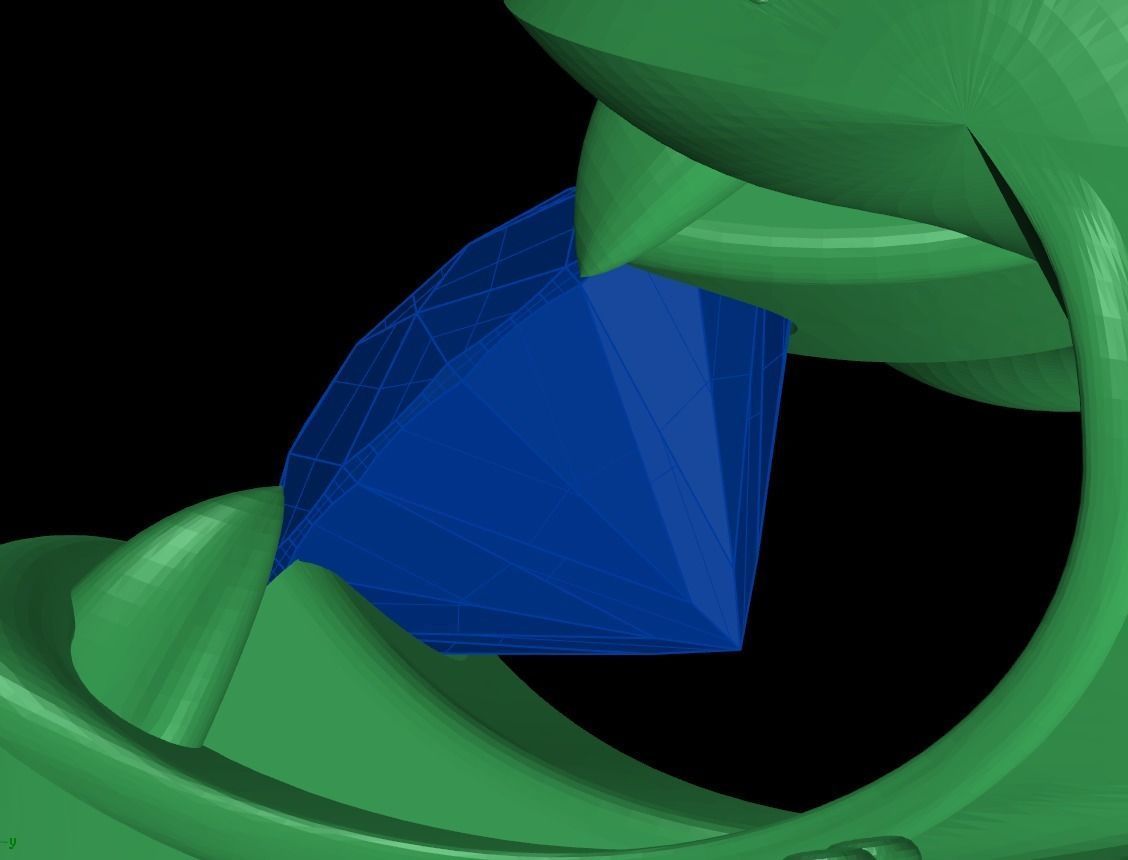 Lion pendant 3D print model_4