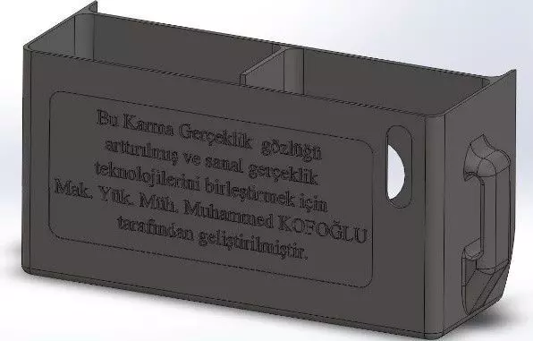 VR headset for OnePlus 5T 3D print model_0