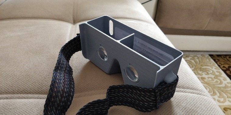 VR headset for OnePlus 5T 3D print model_2