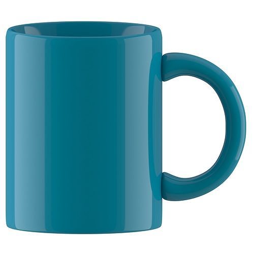 Coffee Mug dark blue 3D model